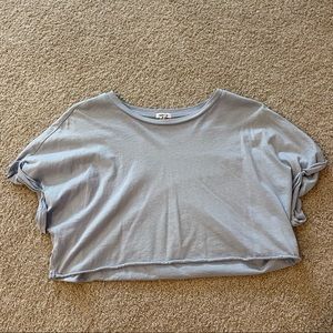 Cropped blue tshirt size small from Garage